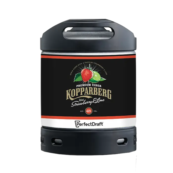 PerfectDraft Kopparberg Strawberry and Lime Cider 6L Keg