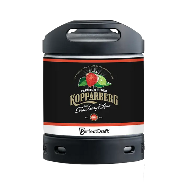 PerfectDraft Kopparberg Strawberry and Lime Cider 6L Keg