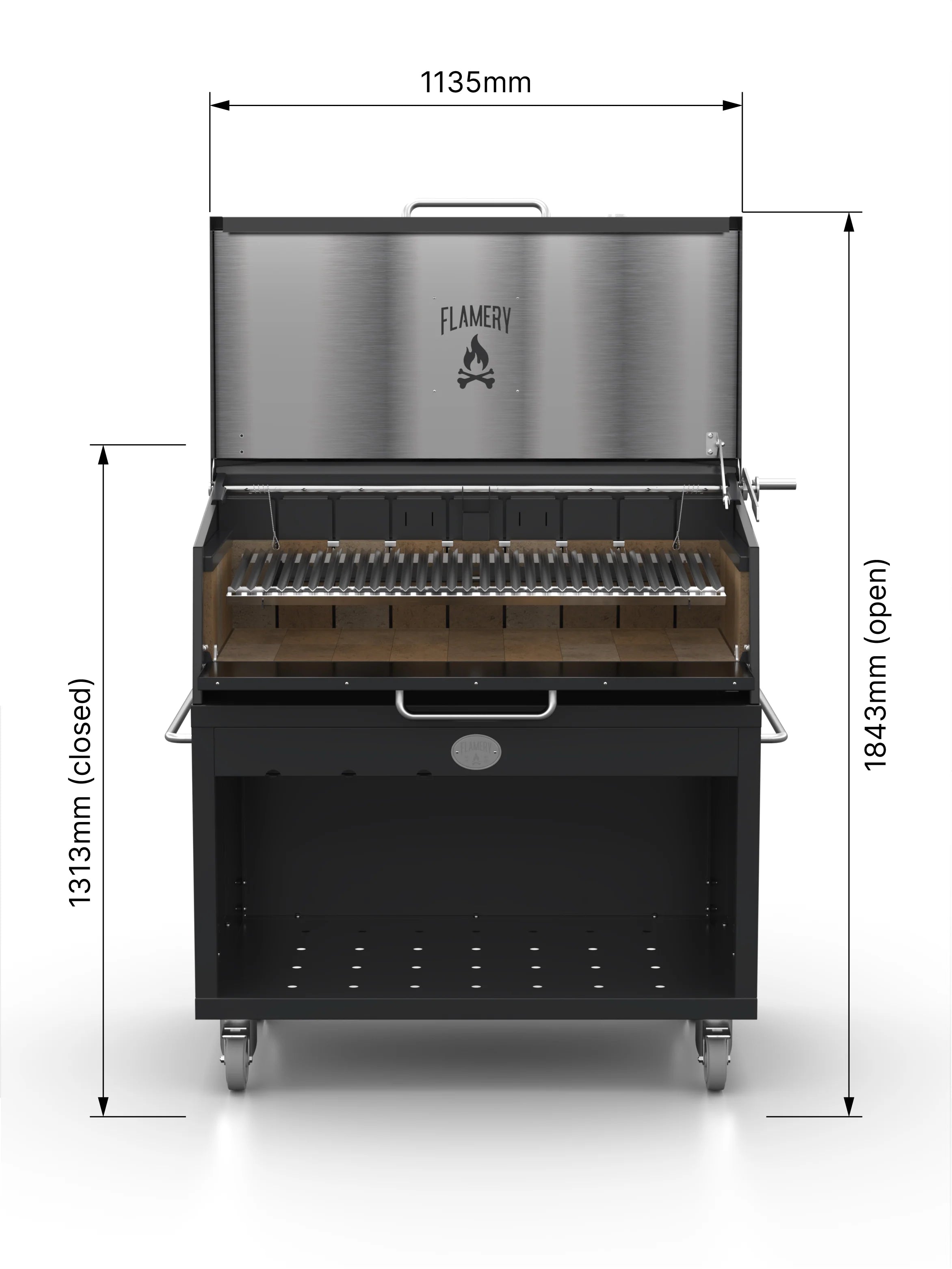 ASADO PRO.2.2 / Large Asado Grill on Trolley