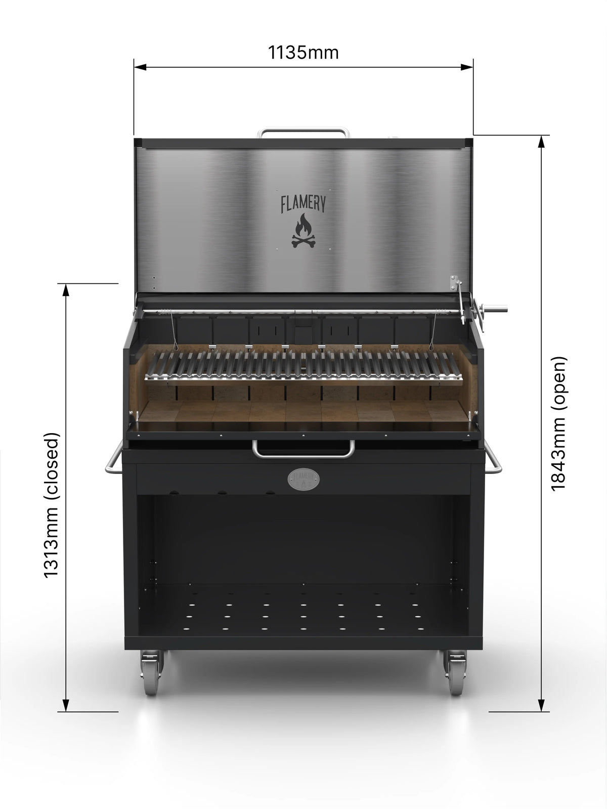 ASADO PRO.2.2 / Large Asado Grill on Trolley