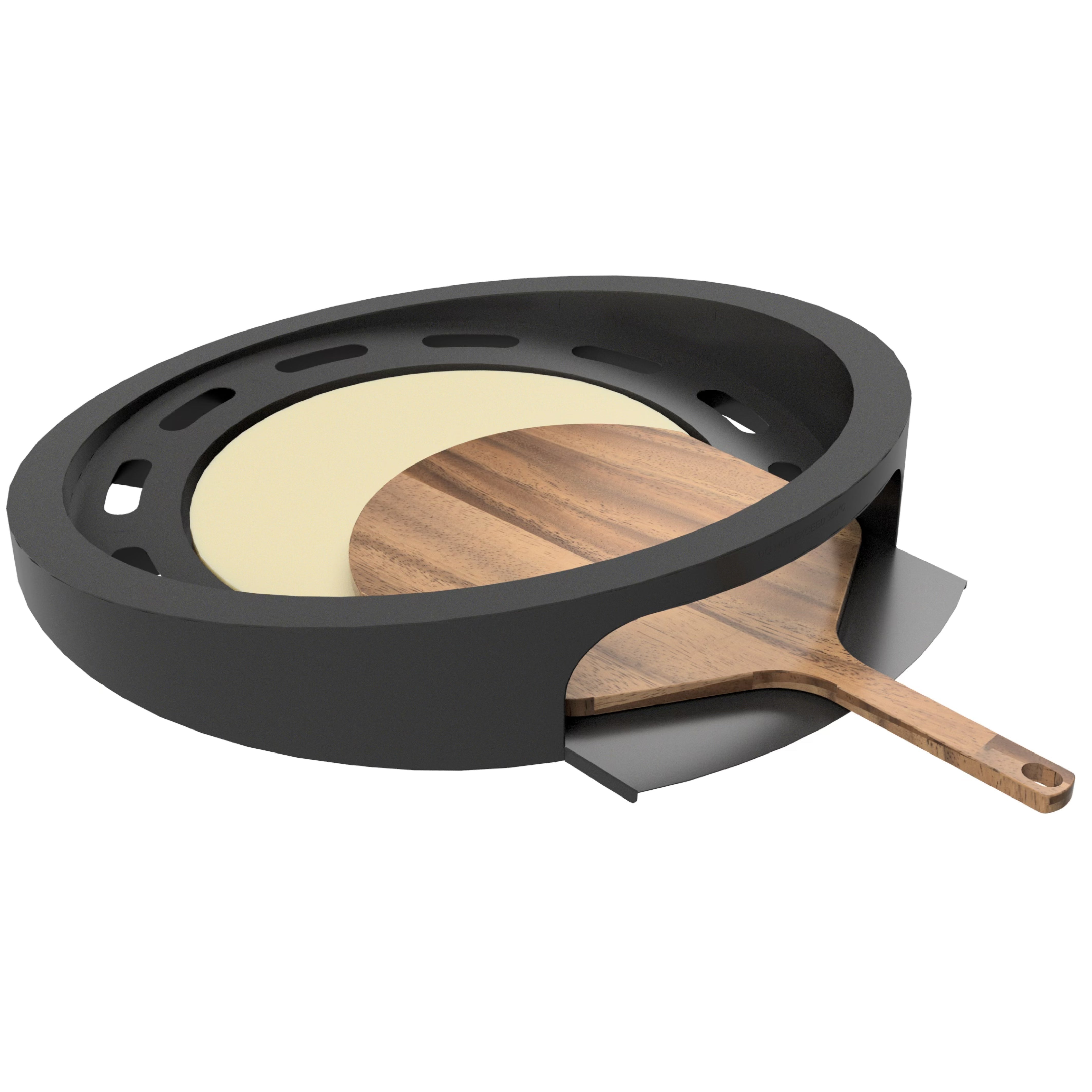 Kama Gear Kamadough Attachment with Acacia Wood Peel & Server