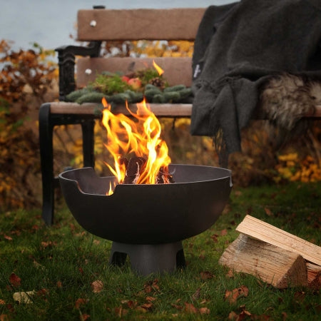 Morso Ignis Outdoor Fire Pit with Grill Grate