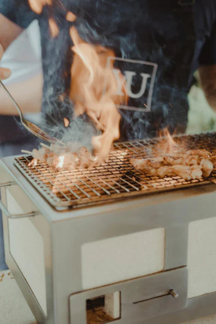 Small Kasai Konro Grill with Stainless Steel Frame V2