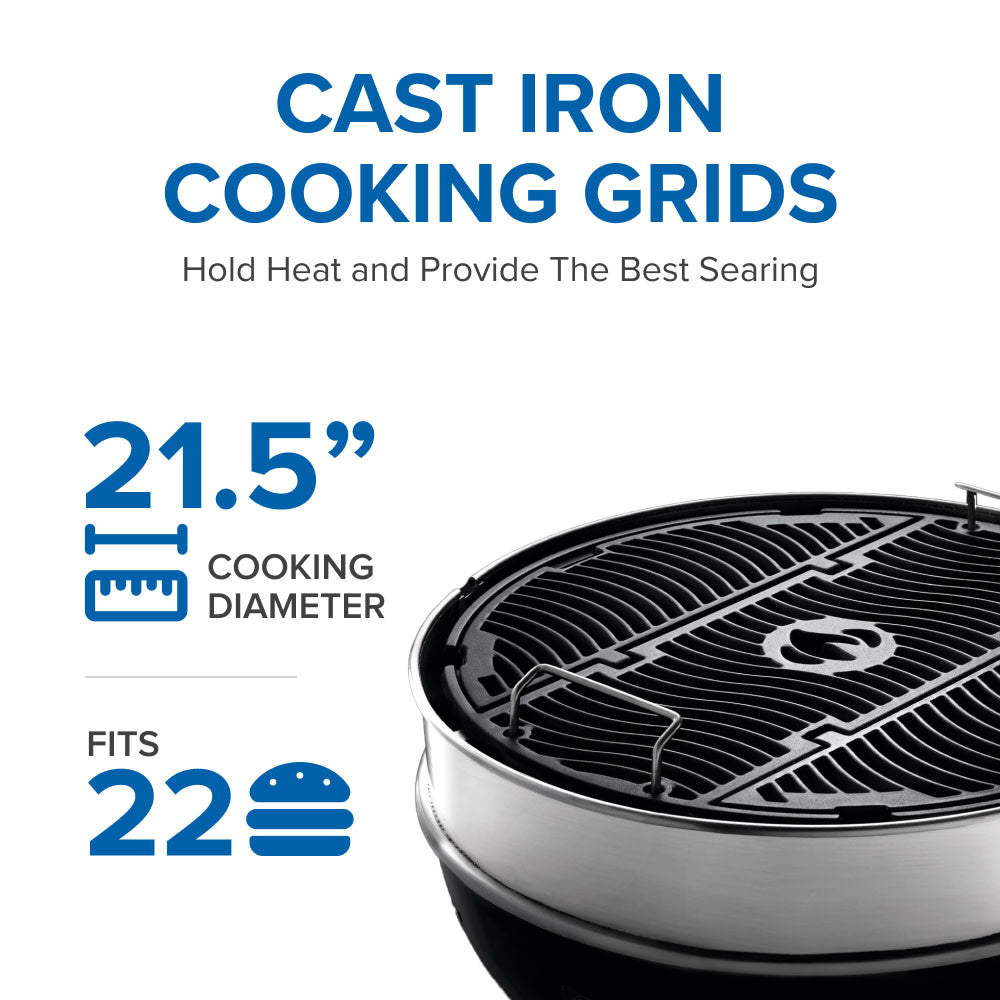 Napoleon Pro22K Cart Charcoal BBQ - 2025 Model
