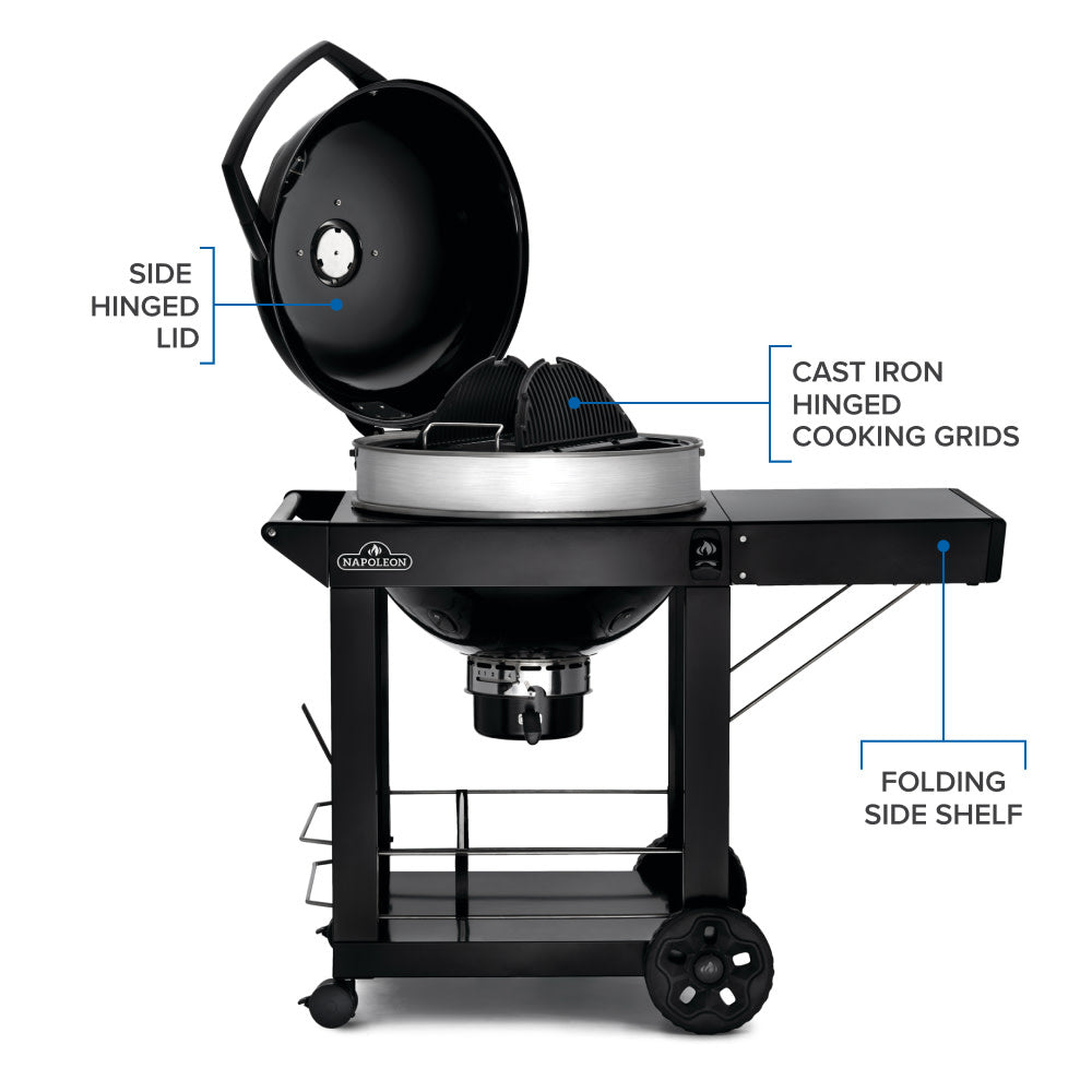Napoleon Pro22K Cart Charcoal BBQ