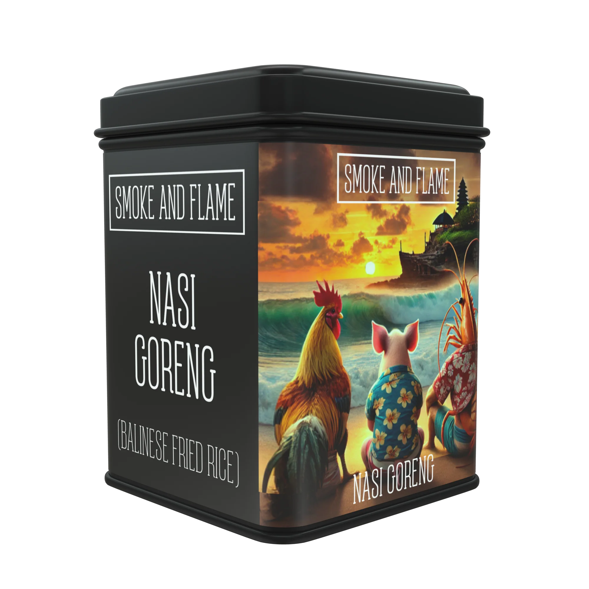 Smoke and Flame Nasi Goreng (Balinese Fried Rice)