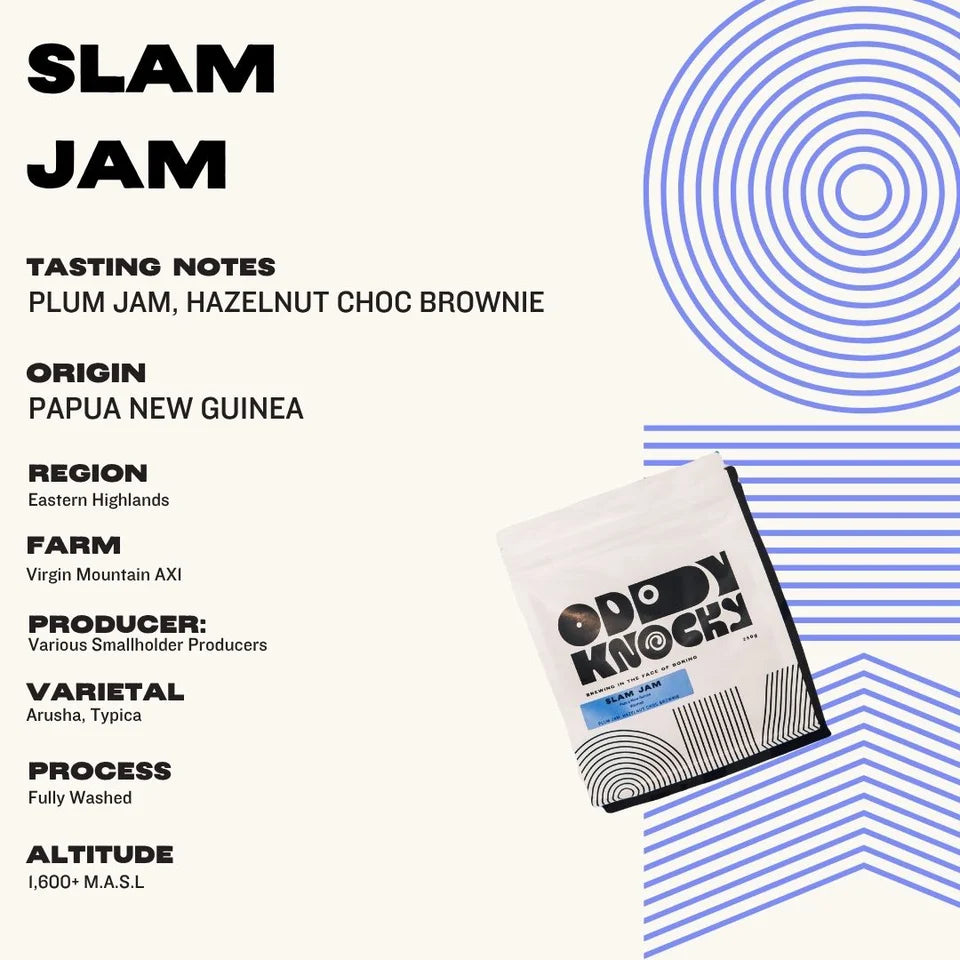 ODDY KNOCKY - Slam Jam Whole Coffee Beans 250g