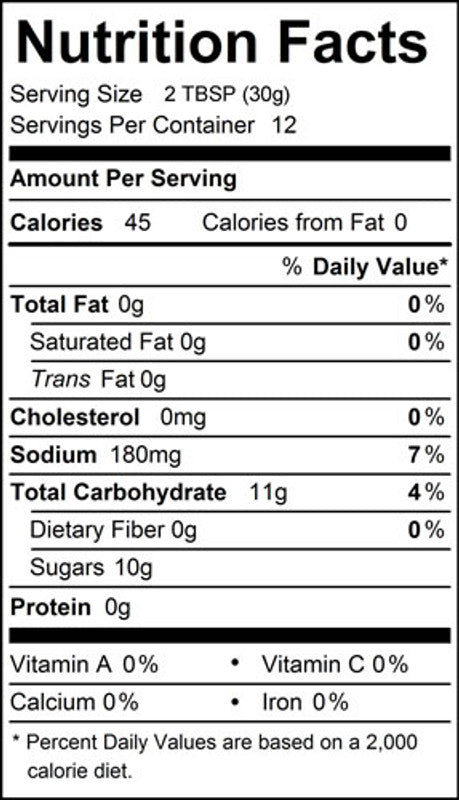 Sucklebusters Peach BBQ Sauce