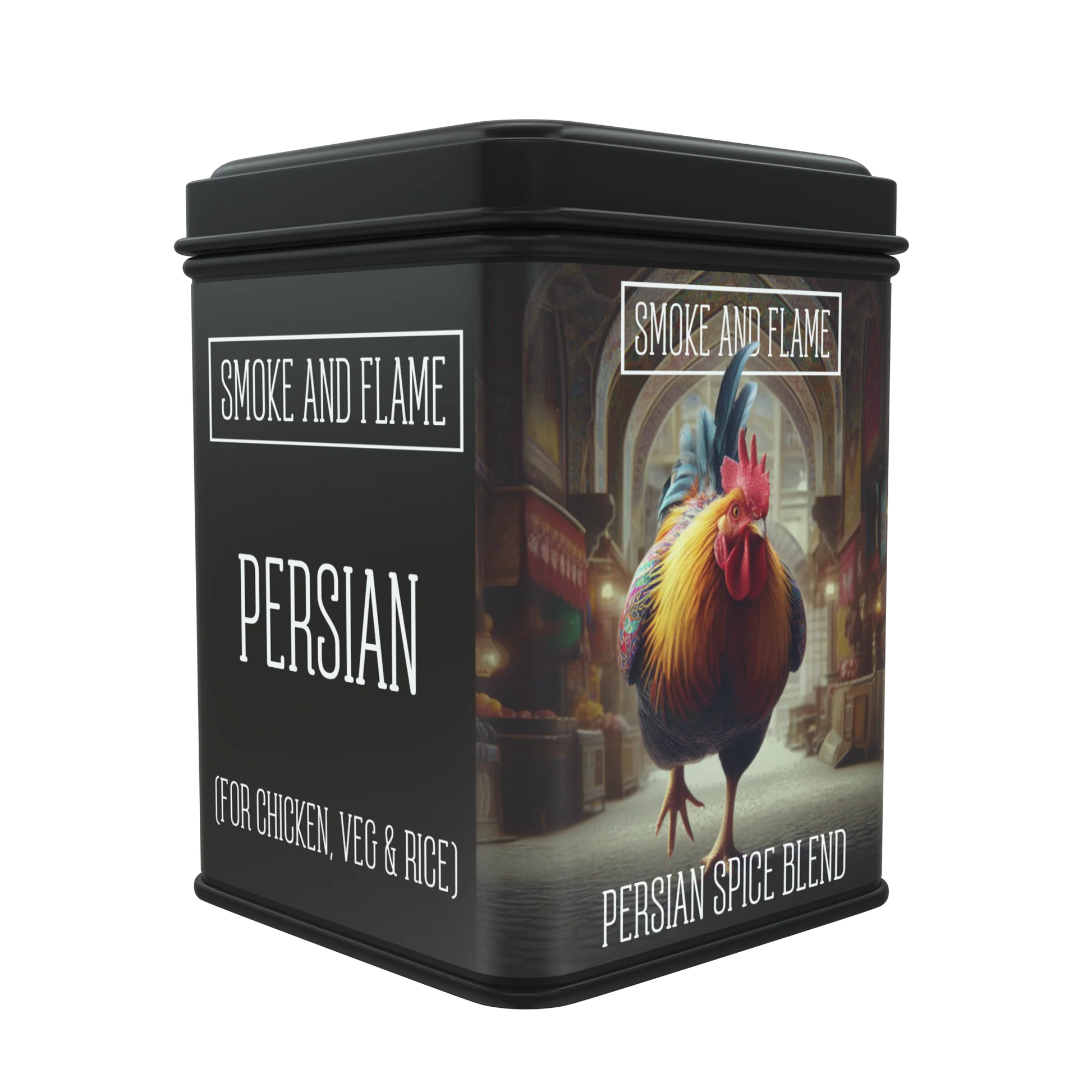 Smoke and Flame Persian Chicken