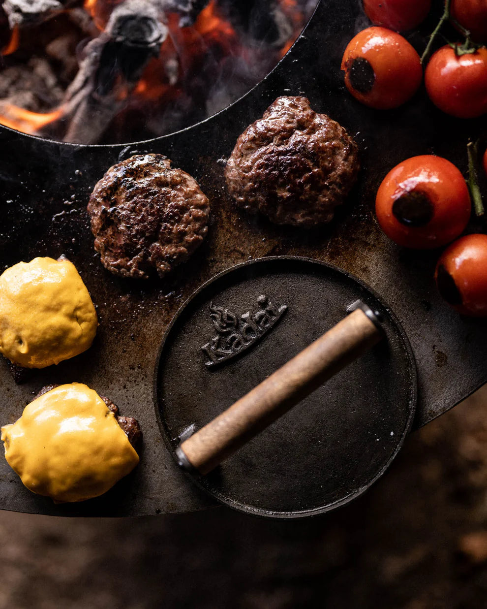 Kadai - Cast Iron Burger Press