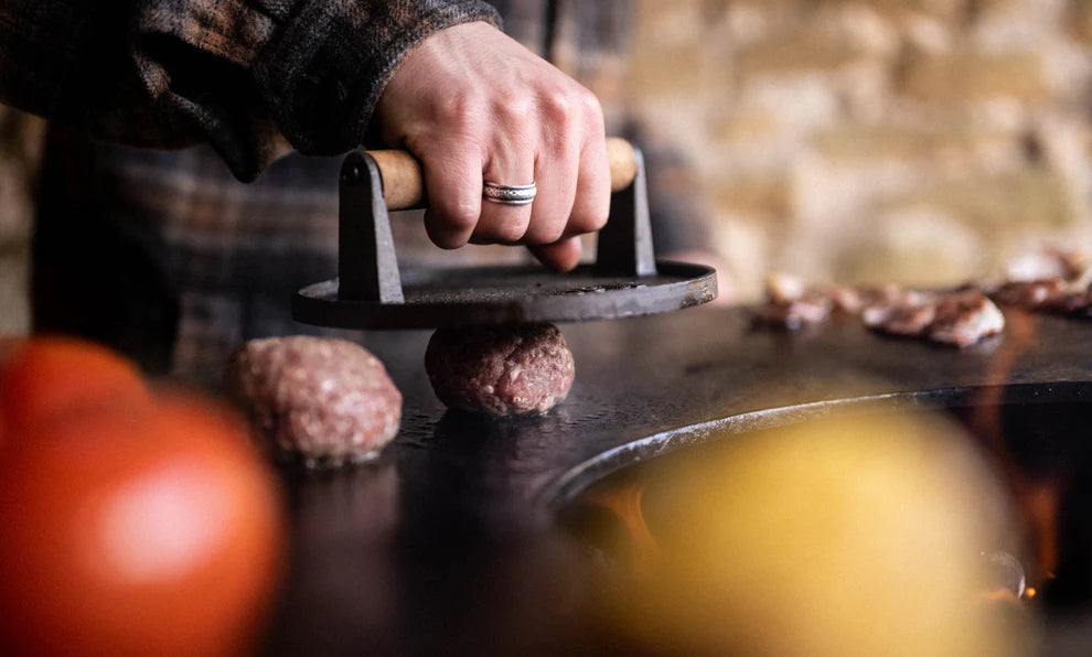 Kadai - Cast Iron Burger Press