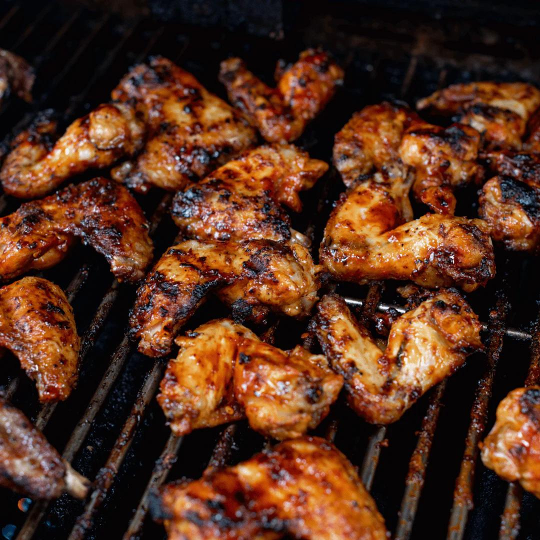 Smoke and Flame Raj's Mom's Chicken Wings