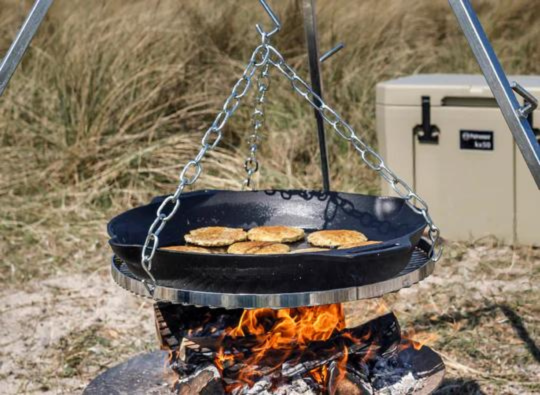 Petromax 50cm Cast Iron Fire Skillet with Two Handles