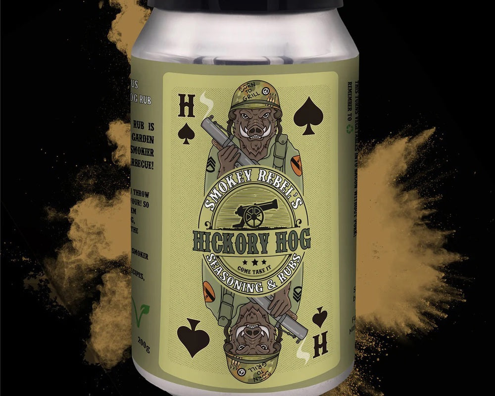 Smokey Rebel's Hickory Hog Seasoning and Rub