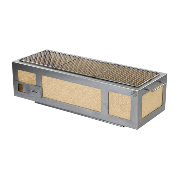 Long Kasai Konro Grill with Stainless Steel Frame