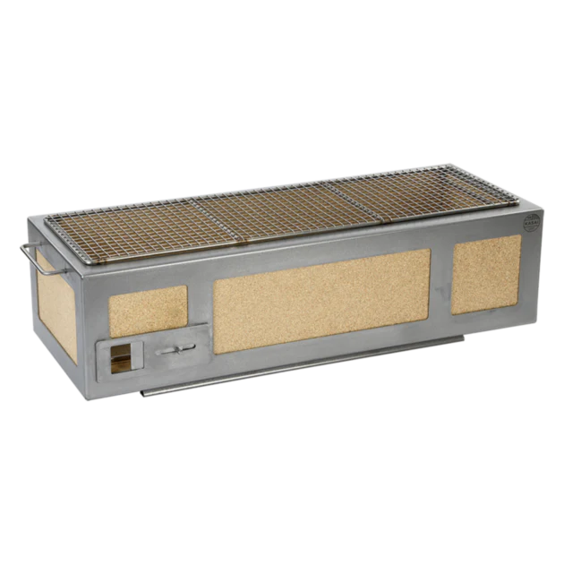 Long Kasai Konro Grill with Stainless Steel Frame