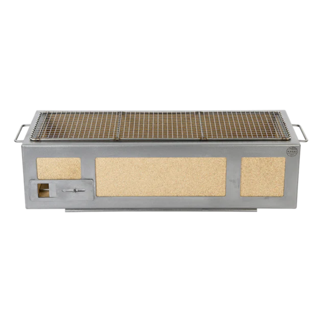 Long Kasai Konro Grill with Stainless Steel Frame