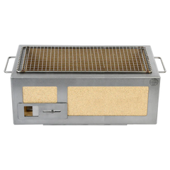 Medium Long Kasai Konro Grill with Stainless Steel Frame