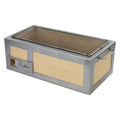 Medium Long Kasai Konro Grill with Stainless Steel Frame