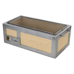 Medium Long Kasai Konro Grill with Stainless Steel Frame