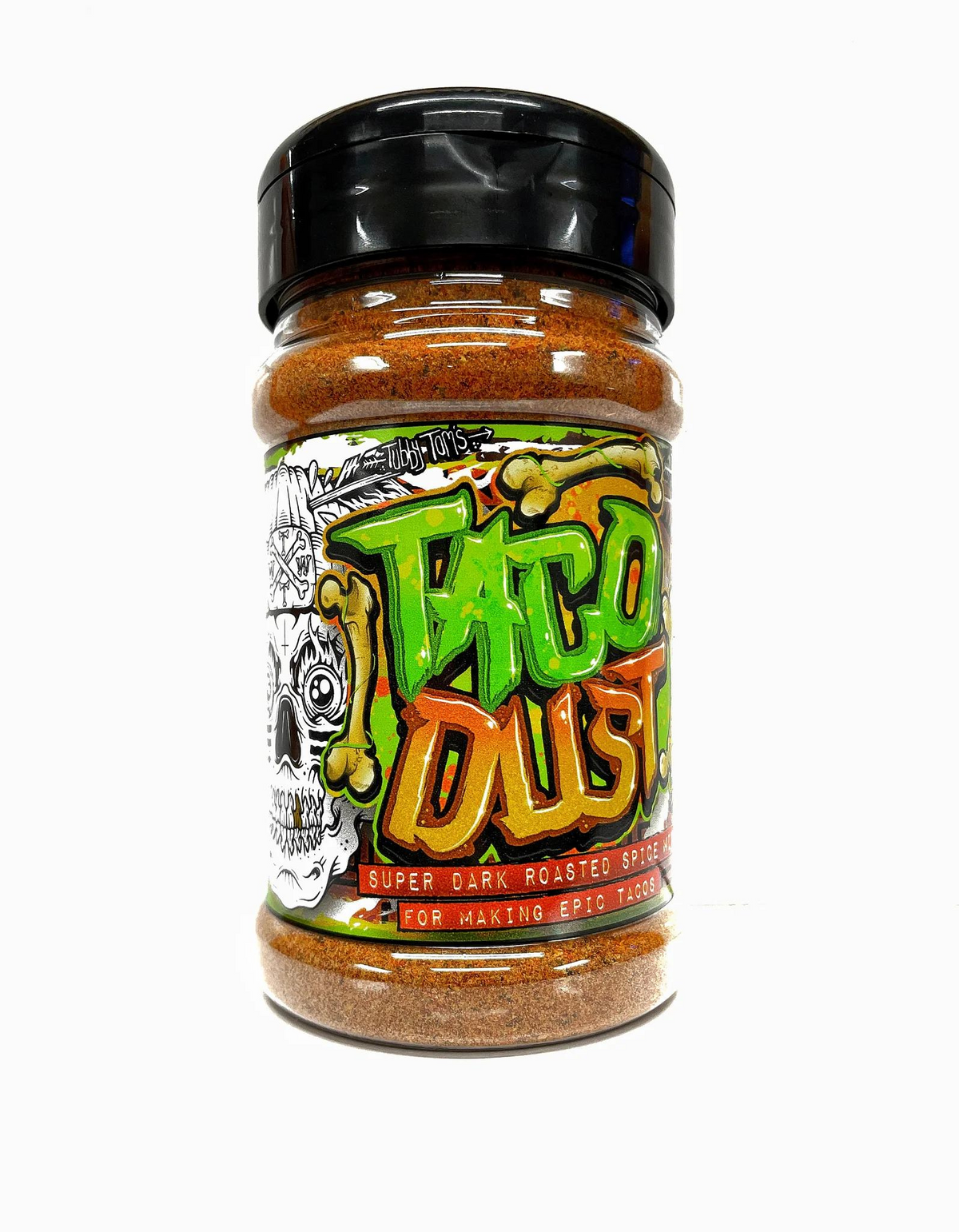 Tubby Tom's Taco Dust Rub Rub - Super Dark Roasted Spice Mix