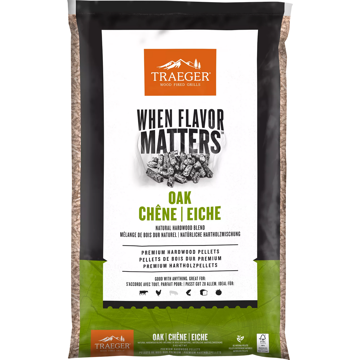 Traeger FSC Oak Blend Pellets