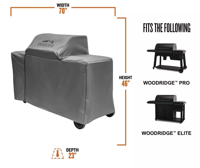 Traeger Full Length Cover for Woodridge Pro and Elite Grills