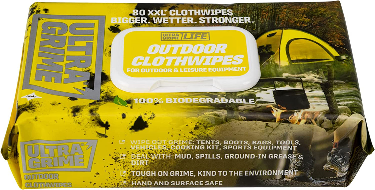 Ultra Grime Life Outdoor XXL Wipes 80pk
