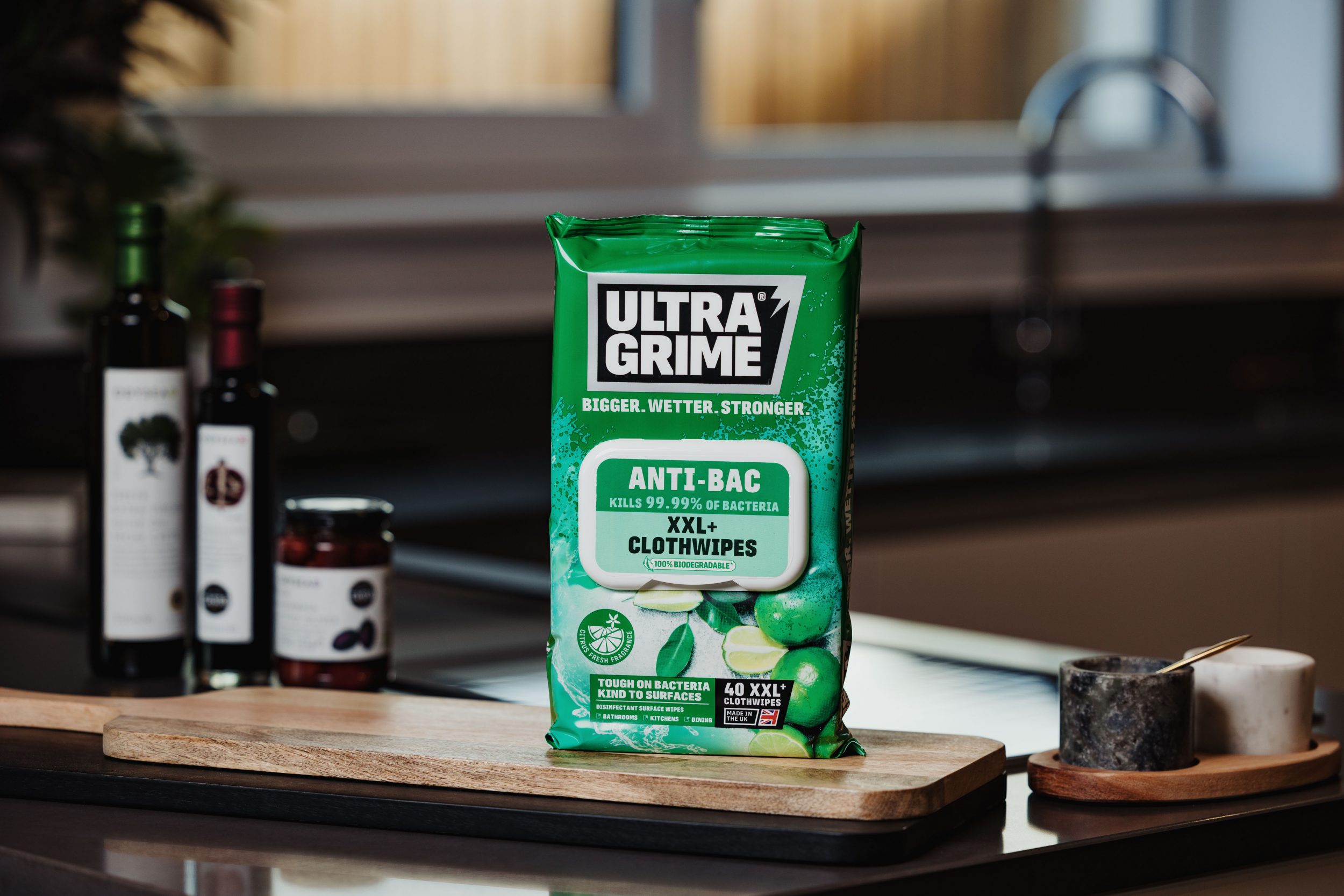 Ultra Grime Life Anti-Bac XXL Wipes 40pk