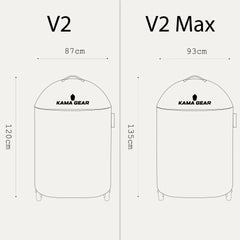 Kama Gear v2 Kamado Grill Cover - Element Ready