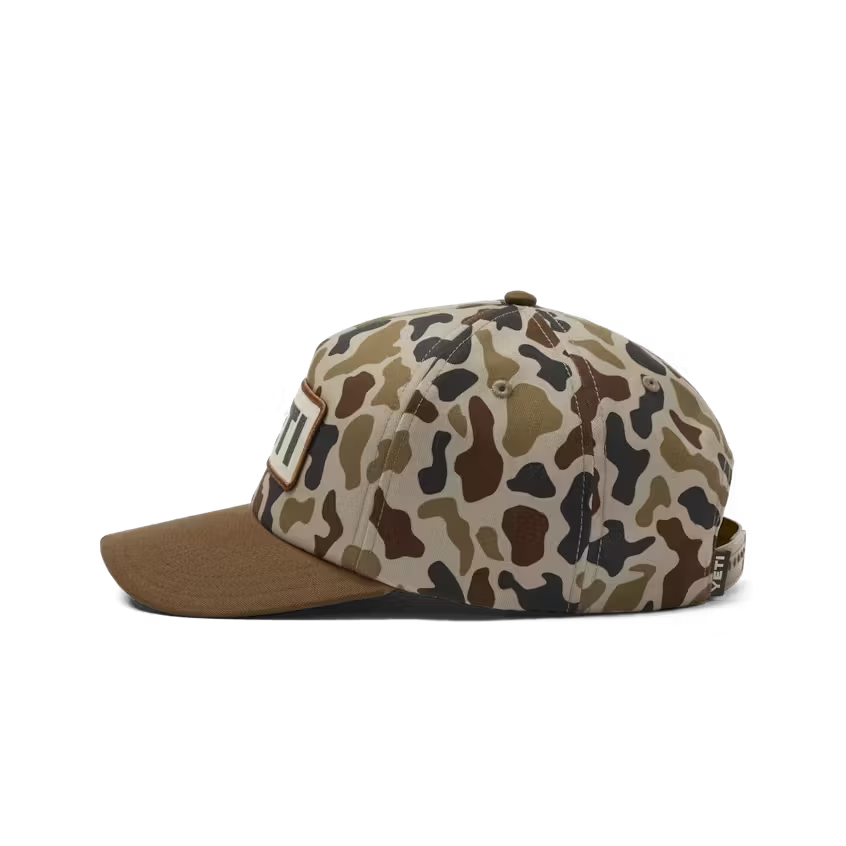 YETI Wetlands Camo Logo Badge Hat