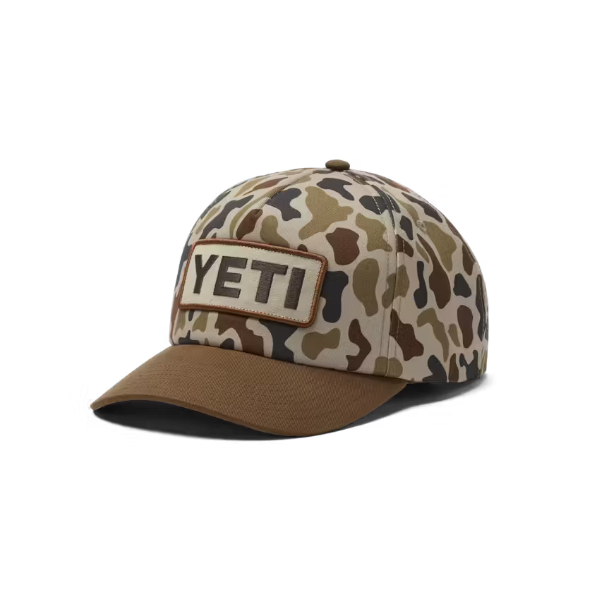 YETI Wetlands Camo Logo Badge Hat