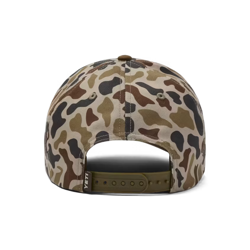YETI Wetlands Camo Logo Badge Hat