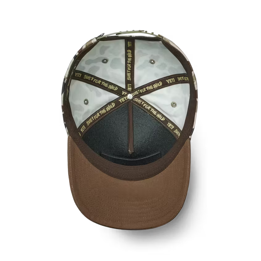 YETI Wetlands Camo Logo Badge Hat