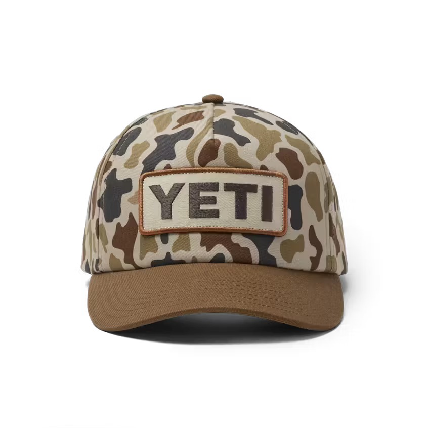 YETI Wetlands Camo Logo Badge Hat