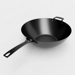 Kama Gear Carbon Steel Blackout Wok
