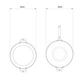 Kama Gear 35cm Carbon Steel Wok : Black Edition