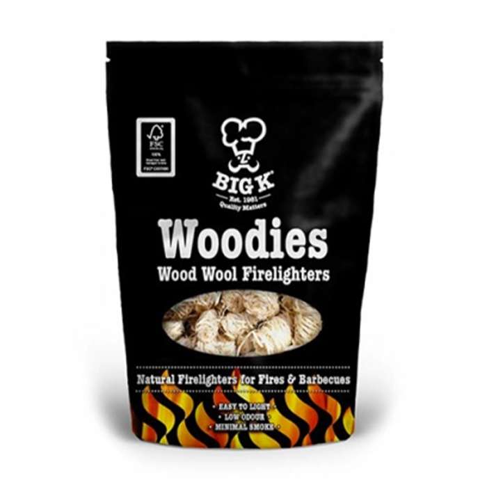 Woodies Natural Wood Wool Firelighters